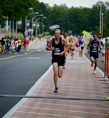 Carter Campbell at the Fortitude 10k